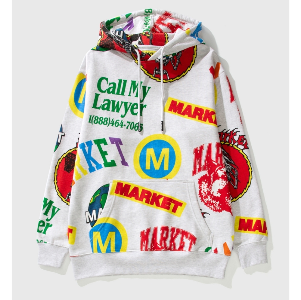 Market Manogram Hoodie